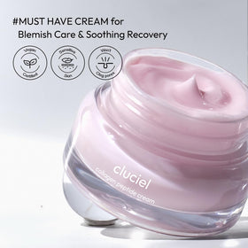 cluciel cream beside sunscreen in morning routine for layering benefit