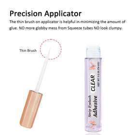CMNRO being applied to a strip lash for secure, long-lasting hold