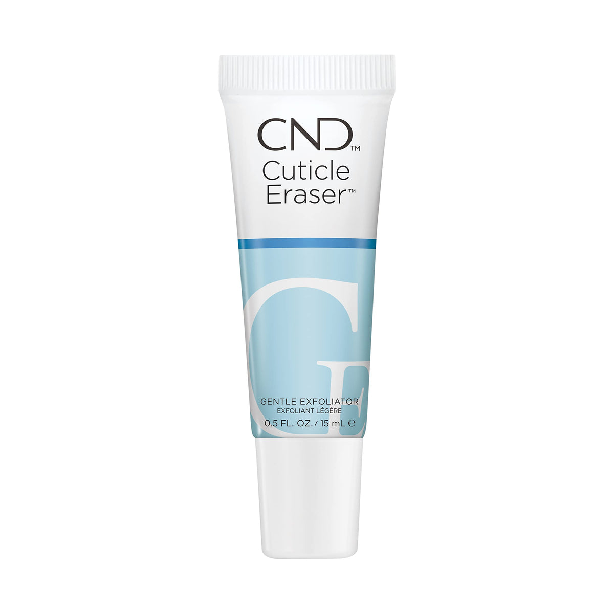 CND cuticle eraser texture close-up showing creamy gel and quick-absorbing hydration