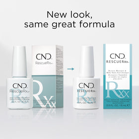 CND RescueRxx lifestyle bathroom counter demonstrating daily routine placement and accessibility