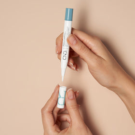 CND RescueRXx clear serum texture close-up highlighting fast-absorbing hydration