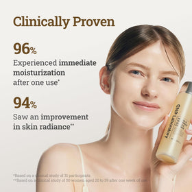CNP propolis and honey ingredients display, indicates nourishing properties