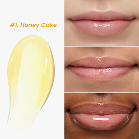 CNP on-lips shot of Honey Cake shade giving natural warm tint