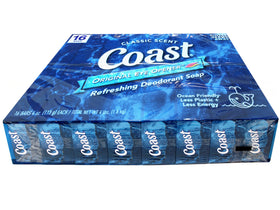 Coast single 4oz bar close-up showing texture and clear branding benefit