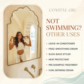 coastal grl label highlighting coconut pineapple scent benefit fresh tropical aroma
