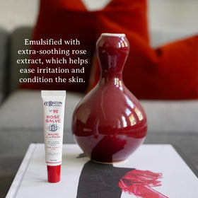 C. O. Bigelow using salve on cuticles, softens and conditions nail edges