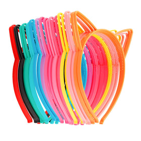 COCIDE front packaging showing 24 colorful cat ear headbands and benefit variety