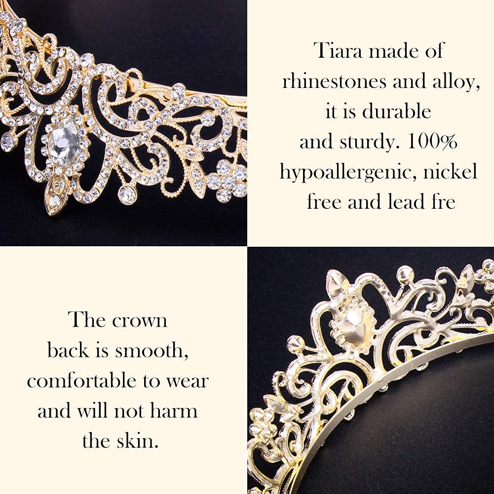 COCIDE tiara in bridal portrait adding refined sparkle to styling