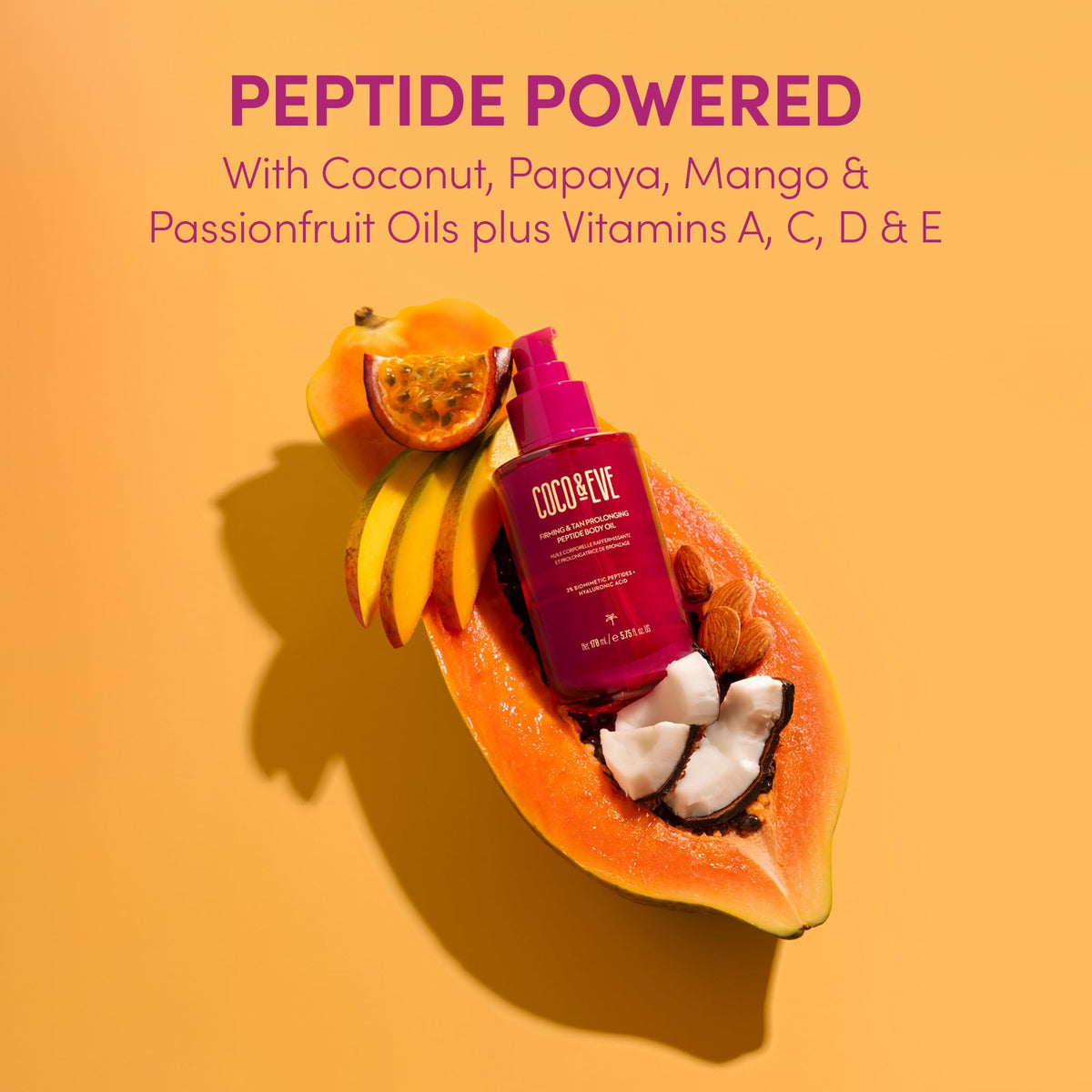 Coco & Eve application on leg demonstrating smooth hydration and visible glow