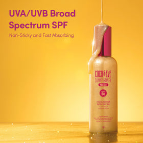 Coco & Eve pearlescent minerals detail highlighting reflective luminosity