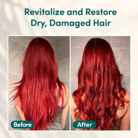 Coco & Eve close-up oil drop texture showing lightweight absorption for glossy hair