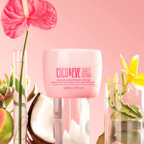 Coco & Eve creamy mask texture close-up for easy application