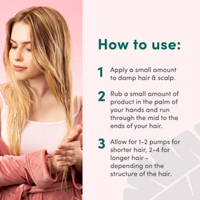 Coco & Eve visible before and after detangling for smoother strands