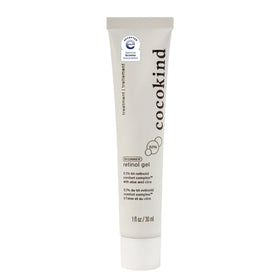 Cocokind front packaging showing gel tube and calming design for gentle results