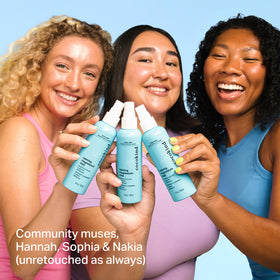Cocokind bottle placed on bathroom shelf conveying everyday barrier support