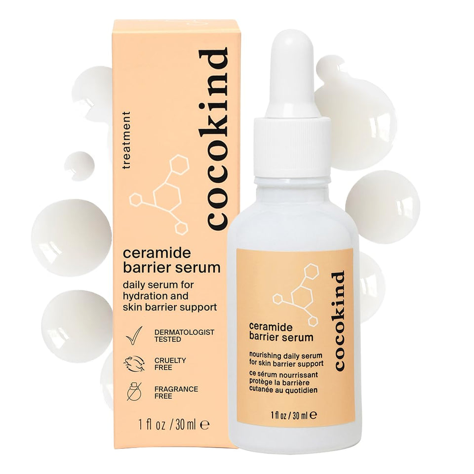 Cocokind front bottle view showing clean packaging and easy use benefit