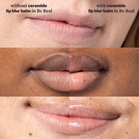 Cocokind balm texture close-up showing creamy, non-sticky glossy formula