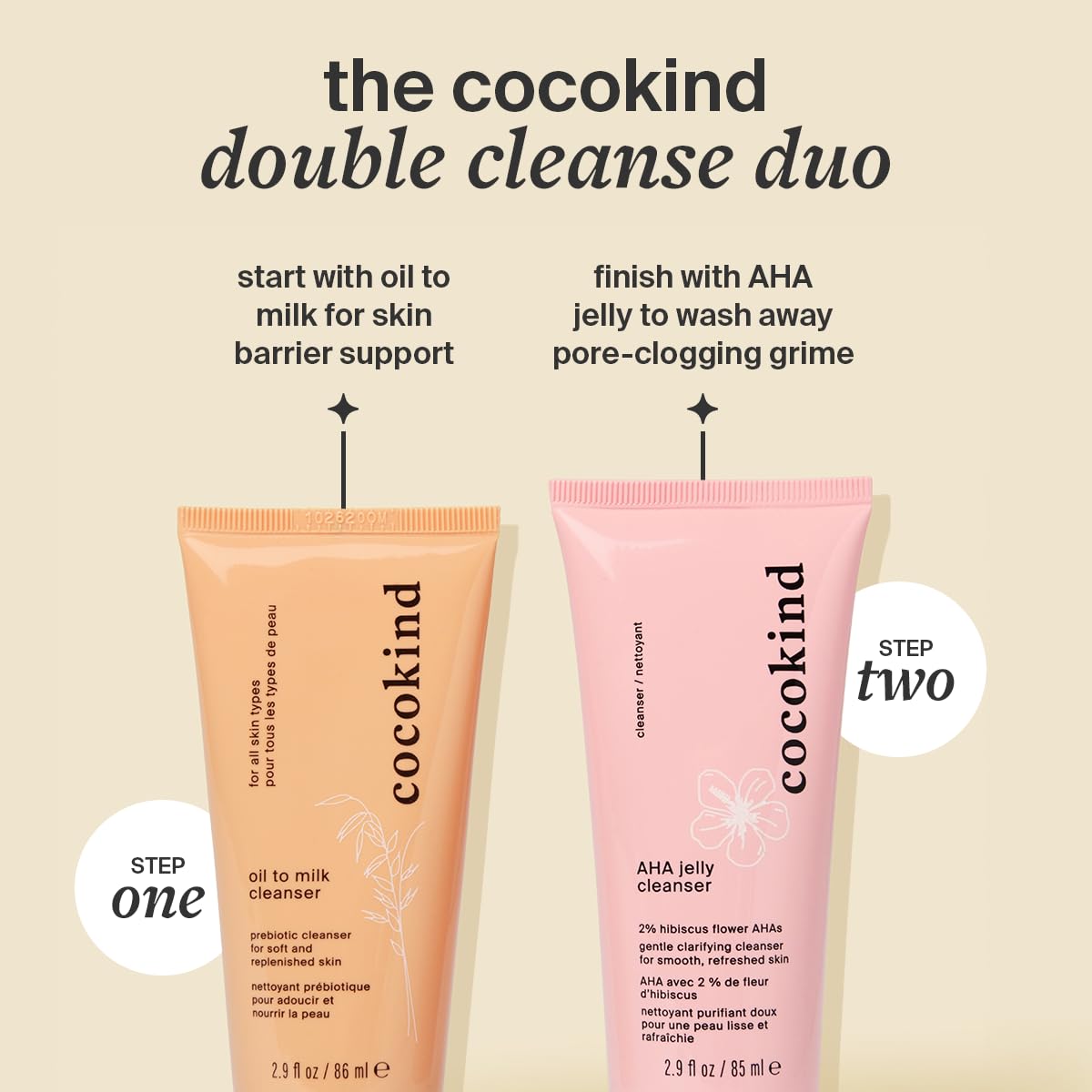 Cocokind on bathroom counter next to towels showing daily routine convenience and calm