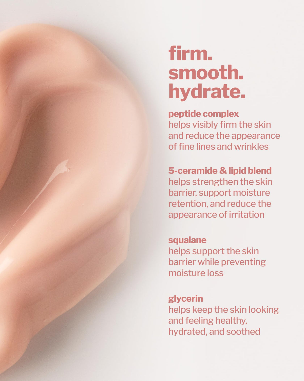 Cocokind application demo patting gel around eye with ring finger for gentle, non-tugging benefit