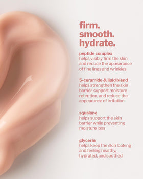 Cocokind application demo patting gel around eye with ring finger for gentle, non-tugging benefit