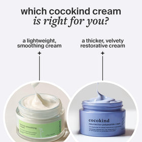 Nightstand scene with Cocokind cream illustrating nighttime barrier support