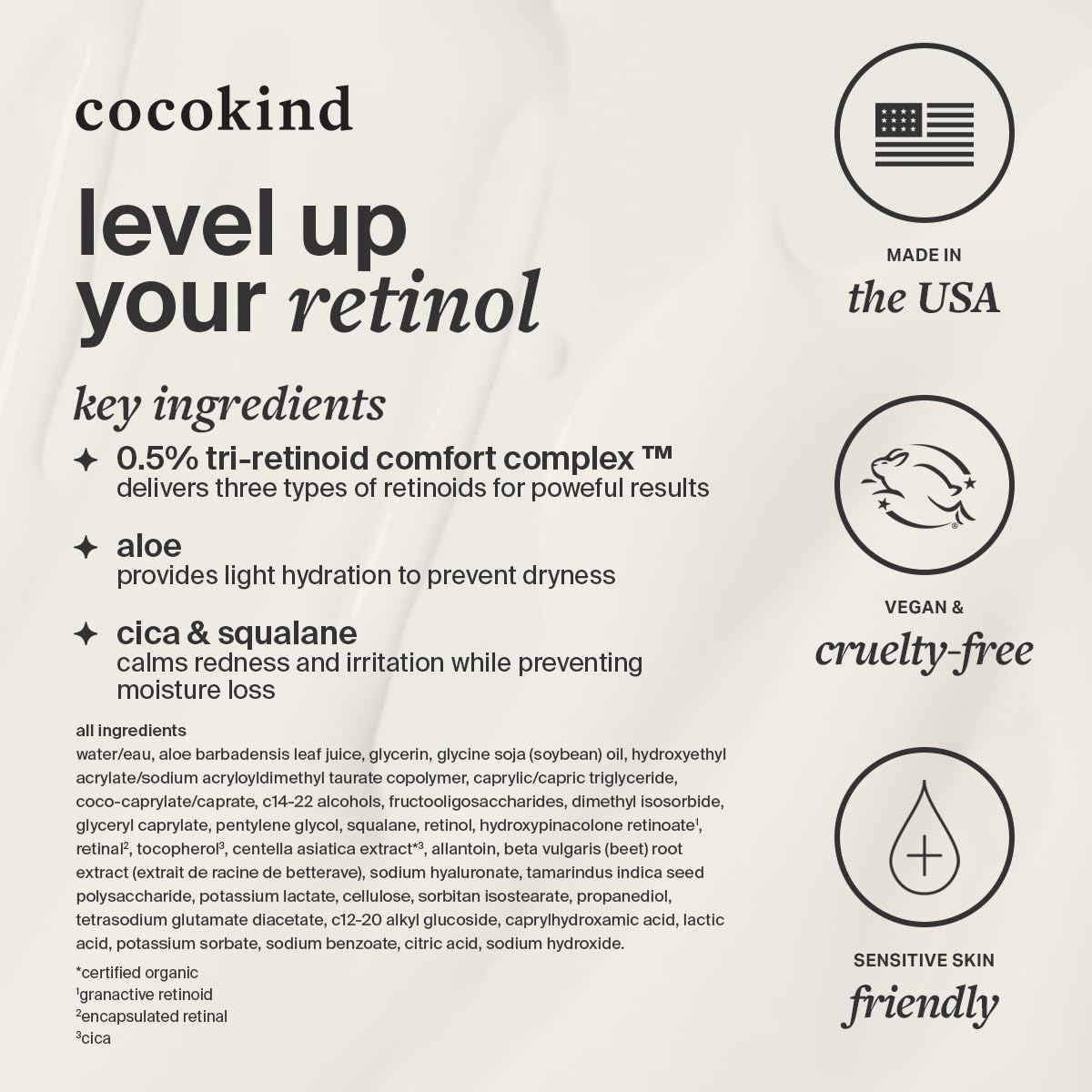 Cocokind gel on bathroom counter as part of a calm nighttime routine