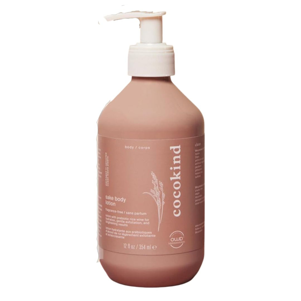 Cocokind bottle front view showing clean label and size, highlights gentle hydration