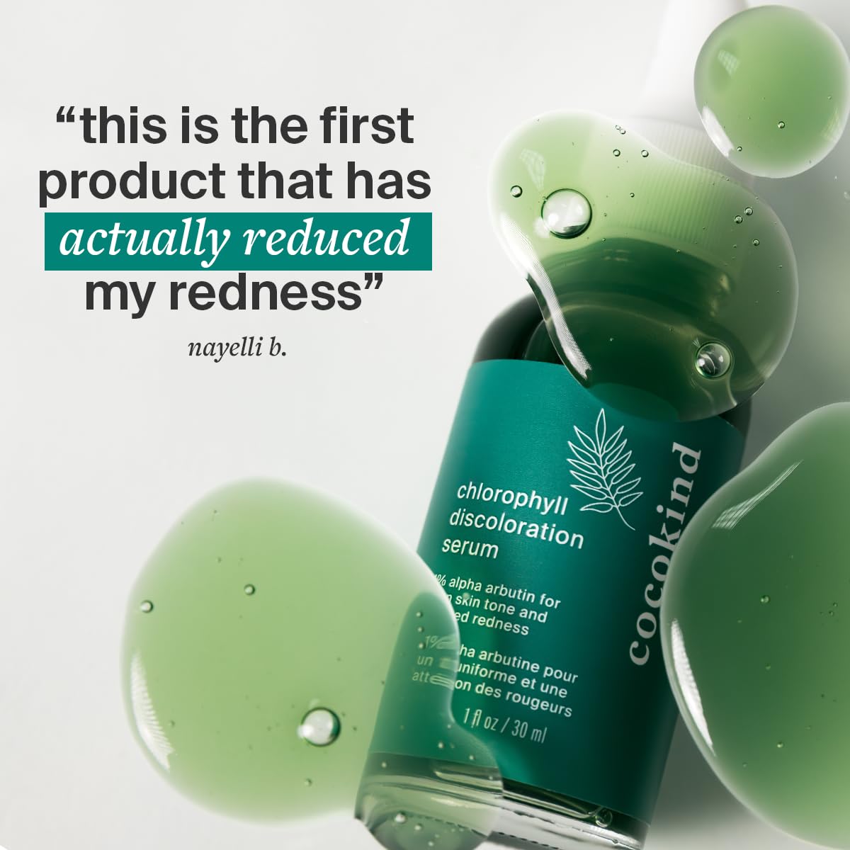 Cocokind application on skin demonstrating quick layering benefit