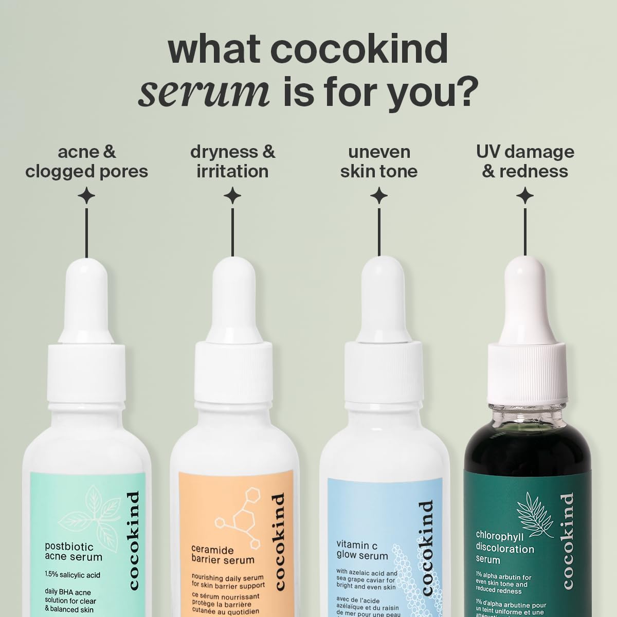 Cocokind serum in hand for scale and travel-friendly size