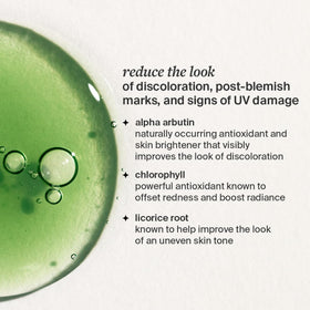 Cocokind alpha-arbutin ingredient visual emphasizing spot fading