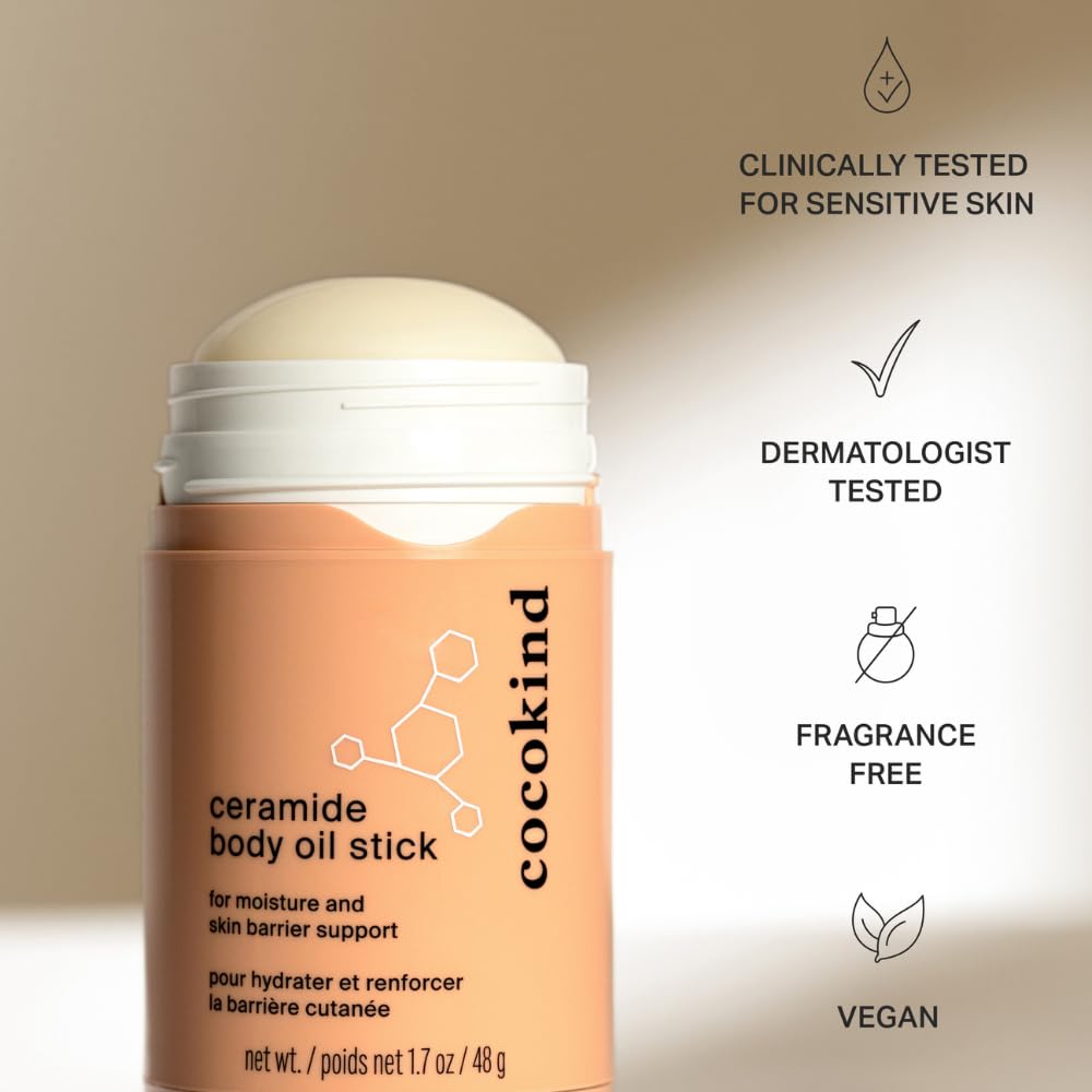 Cocokind close-up texture showing smooth balm-to-oil finish