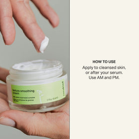 Cocokind cream spread on hand demonstrating quick absorption and hydration