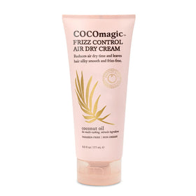 Cocomagic jar on bathroom shelf showing everyday styling convenience
