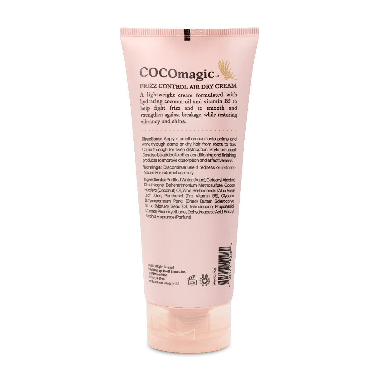 Cocomagic cream texture close-up showing smooth, non-greasy consistency