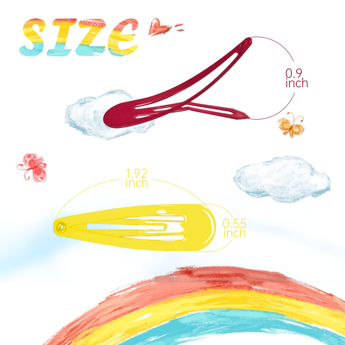 cocplok color assortment flat lay with candy tones, easy outfit coordination