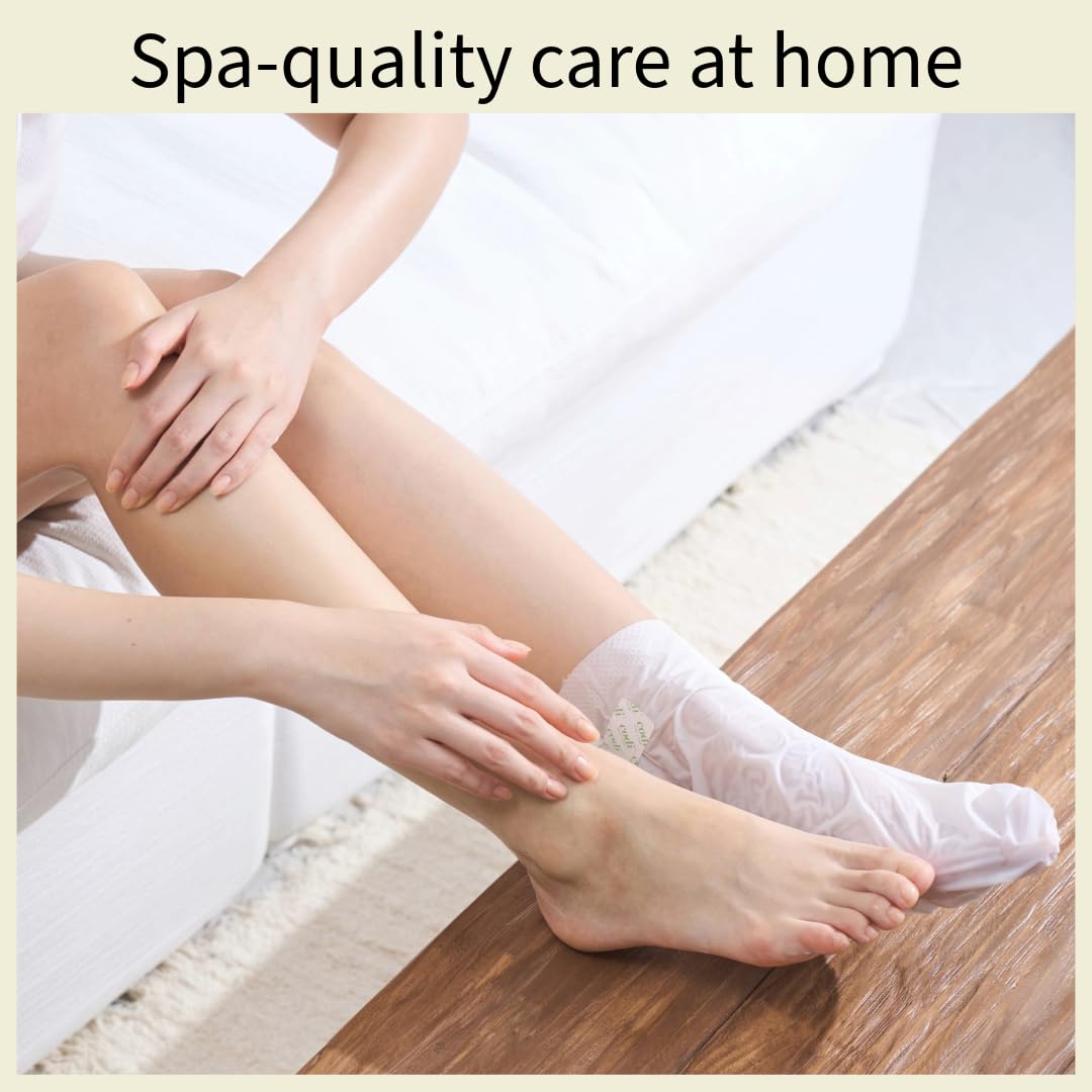 Codi New York opened pedicure sock revealing moisturizing serum inside
