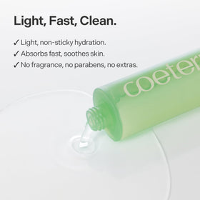 coeternal 150ml scale next to hand illustrating true product size