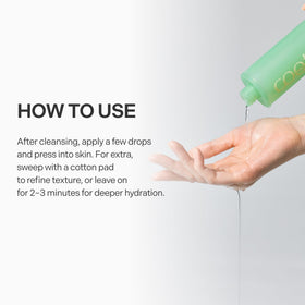 coeternal toner on cotton pad ready to refresh skin on-the-go