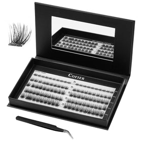 CoFier front packaging showing kit contents and easy glue-free benefit