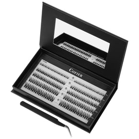 CoFier front packaging showing 90-piece kit and included tweezer for convenience