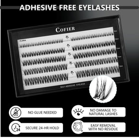 CoFier side eye profile highlighting outer-corner lift and fluttering finish