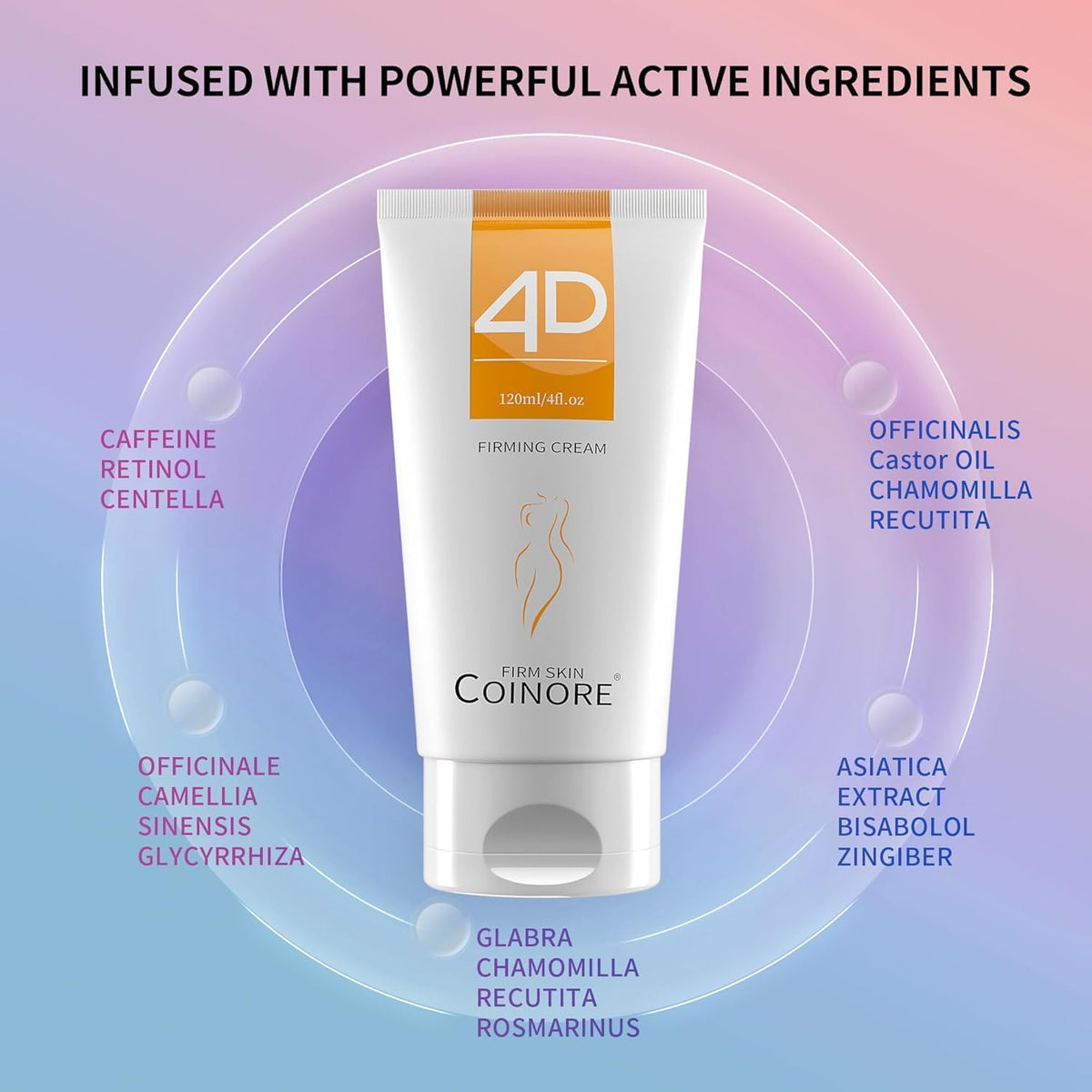 coinore texture close-up highlighting lightweight cream for fast absorption