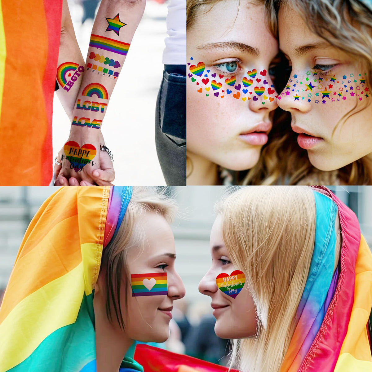 COKTAK lifestyle wrist tattoos at a parade adding instant colorful expression