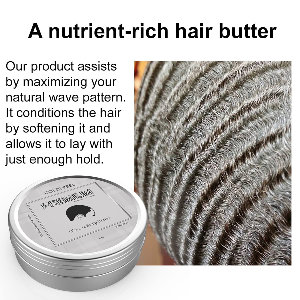 COLDLABEL close-up of butter texture, highlights creamy consistency for easy application