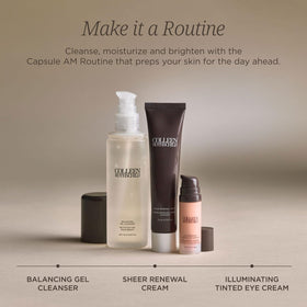 Colleen Rothschild application demo tapping cream under eye for smoothing and depuffing benefit