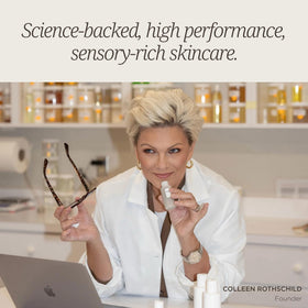 Colleen Rothschild on vanity in lifestyle setting showing everyday use convenience benefit