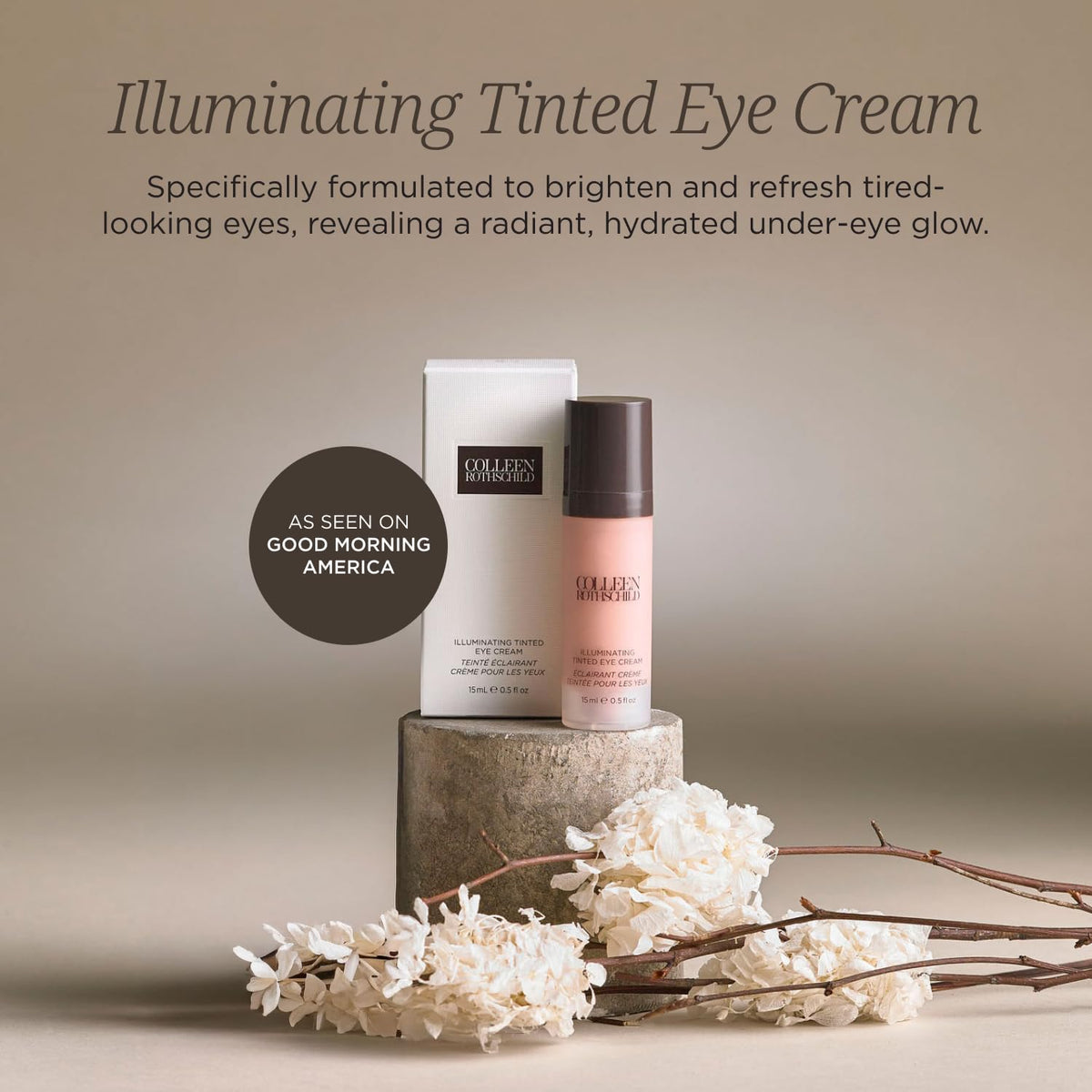 Colleen Rothschild open tube displaying silky texture and lightweight finish for easy blending