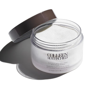 Colleen Rothschild front jar and pad showing packaging and easy use benefit
