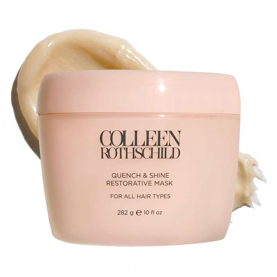 COLLEEN ROTHSCHILD front packaging showing Quench & Shine mask and benefits