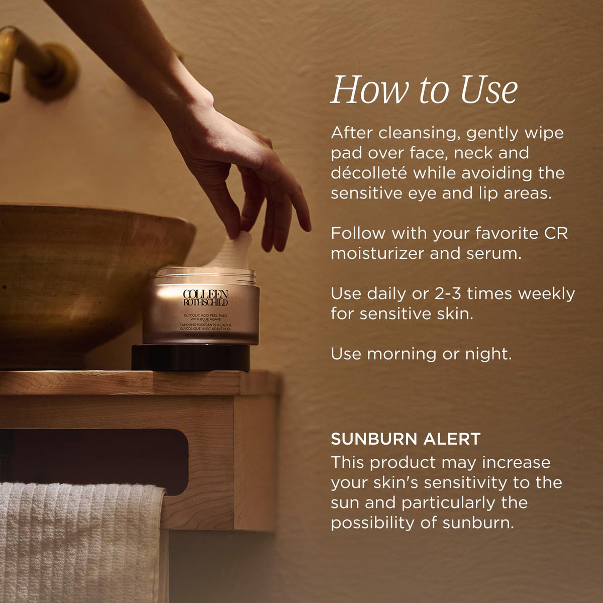 Colleen Rothschild Blue Agave ingredient visual illustrating soothing benefit